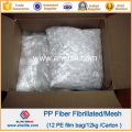 Engineering Fibre PP Fibrillated Fiber for Concrete